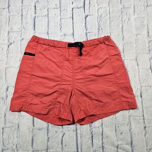 North Face MENS SIZE M Zamberzi River Shorts Pink Nylon VINTAGE Hiking